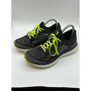 Brooks Glycerin 19 Running Shoes‎ Black Neon Yellow Mens 7.5/Women's 9